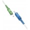 Câble à Fibre Optique (FTTH), Singlemode (OS2) White, blanc (Simplex), 5 m