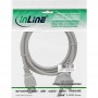 InLine®, Cordon d'alimentation, pour ordinateur portable, gris, H05VV-F, 3x0.75mm², 0.5m