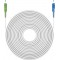 Câble à Fibre Optique (FTTH), Singlemode (OS2) White, blanc (Simplex), 0,5 m