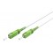 Câble à Fibre Optique (FTTH), Singlemode (OS2) White, blanc (Simplex), 2 m