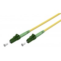 Câble à Fibre Optique (FTTH), Singlemode (OS2) Yellow, Jaune (Simplex), 0,5 m