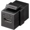 Module Keystone Connecteur USB-C™, USB 3.2 Gen 2 (10 Gbit/s), noir