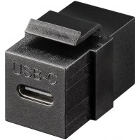 Module Keystone Connecteur USB-C™, USB 3.2 Gen 2 (10 Gbit/s), noir