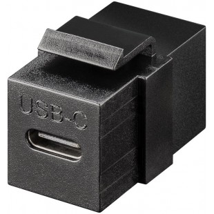 Module Keystone Connecteur USB-C™, USB 3.2 Gen 2 (10 Gbit/s), noir