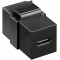 Module Keystone Connecteur USB-C™, USB 3.2 Gen 2 (10 Gbit/s), noir