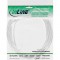 Câble d'alimentation InLine®, fiche Euro à fiche Euro8, blanc, 0,3 m