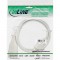 InLine® Euro Type C Plug Power Extension Extension mâle à femelle blanche 5m