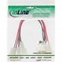 Câble adaptateur ventilateur, InLine®, 12V -- 5V, pour 3 ventilateur