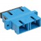 LWL accouplement, InLine®, Duplex SC/SC, single mode, bleu, manche en céramique