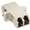 Adaptateur fibre optique InLine® Duplex Duplex pour manchon en céramique LC / LC SM avec bride