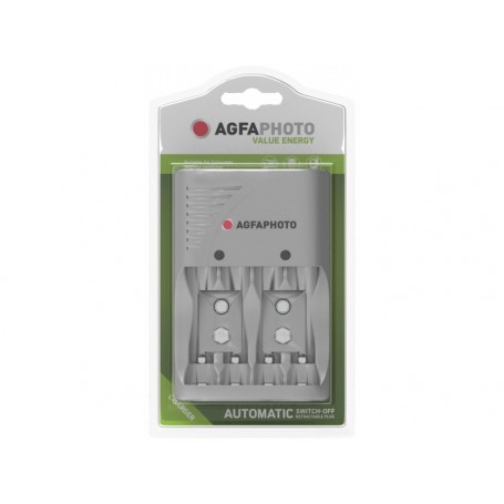 AGFAPHOTO Akku Universal Ladegerät - ohne Akkus, für AA/AAA/9V, Retail