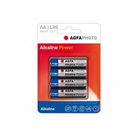 AGFAPHOTO Battery Alkaline, Mignon, AA, LR06, 1.5V, Blister (4-Pack)