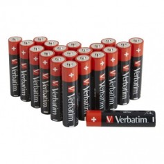 Verbatim Battery Alkaline, Micro, AAA, LR03, 1.5V - Premium (20-Pack)