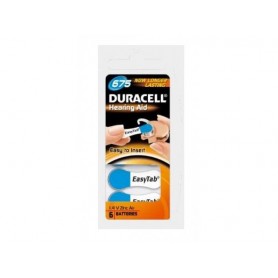 Duracell Battery Zinc Air, 675, 1.45V Blister (6-Pack)