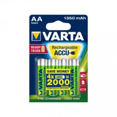Varta Akku Mignon, AA, HR06, 1.2V/1350mAh - Accu Power (4-Pack)