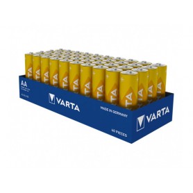Varta Battery Alkaline, Mignon, AA, LR06, 1.5V - Longlife, Tray (40-Pack)