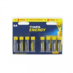 Varta Battery Alkaline, Mignon, AA, LR06, 1.5V - Energy, Blister (8-Pack)
