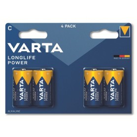 Varta Battery Alkaline, Baby, C, LR14, 1.5V Longlife Power Blister (4-Pack)