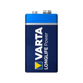 Varta Battery Alkaline, E-Block, 6LR61, 9V Longlife Power, Blister (2-Pack)