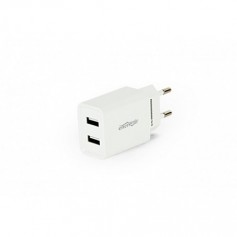 EnerGenie Chargeur USB universel à 2 ports, 2,1 A EG-U2C2A-03-W
