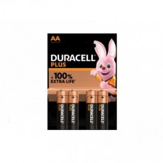 Battery Duracell Alkaline Plus Extra Life MN1500/LR06 Mignon AA (4-Pack)
