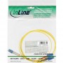 LWL câble duplex, InLine®, LC/SC 9/125µm, 3m
