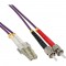 Câble duplex optique en fibre InLine® LC / ST 50 / 125µm OM4 5m