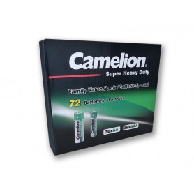 Camelion Battery-Family Pack Super Heavy Duty (72 pcs.36xAA, 36xAAA)