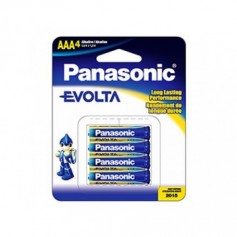 Panasonic Alcaline Micro AAA LR03 1.5V (Pack de 4 piles) LR03EGE/4BP