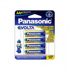 Panasonic Alcaline Mignon AA LR06 1.5V Blister (Pack de 4 piles) LR6EGE/4BP