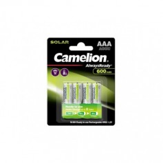 Pack de 4 piles rechargeables Camelion AlwaysReady Micro AAA 600mA