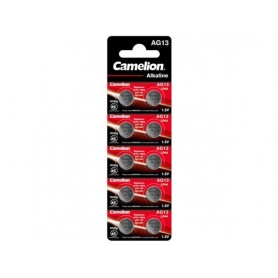 Pack de 10 piles Camelion Alcaline AG13 0% Mercury/Hg
