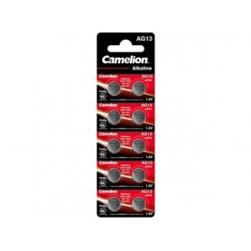 Pack de 10 piles Camelion Alcaline AG13 0% Mercury/Hg