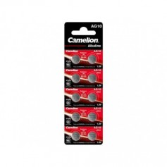 Pack de 10 piles Camelion Alcaline AG10 0% Mercury/Hg