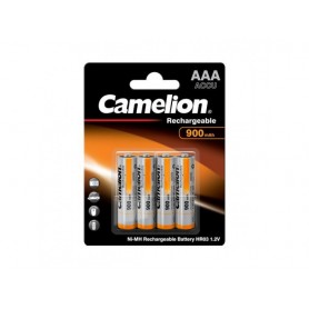Pack de 4 piles rechargeables Camelion AAA Micro 900mAH