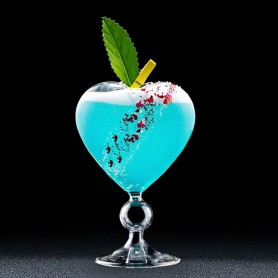 Verre à Cocktail en forme de coeur à l'unité