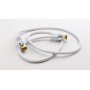 RJ45 Câble Patch, CAT 6A S/FTP (PiMF), 500 MHz, avec CAT 7 Câble Brut, blanc 2 m