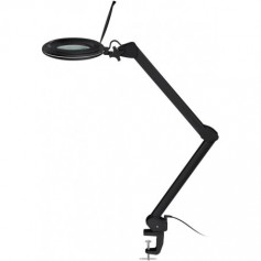 Lampe Loupe à LED avec Pince, 10 W, noir