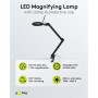 Lampe Loupe à LED avec Pince, 10 W, noir