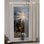 Étoile Lumineuse LED 3D, Ø 56 cm, transformateur extérieur 4,5 V