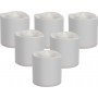 Lot de 6 Bougies Chauffe-Plat LED