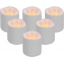 Lot de 6 Bougies Chauffe-Plat LED