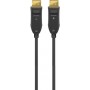 Câble de Connexion Hybrid à Fibre Optique DisplayPort 2.0 (AOC), Doré 10 m