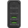 Chargeur Rapide Multiport USB-C™ PD (68 W), noir