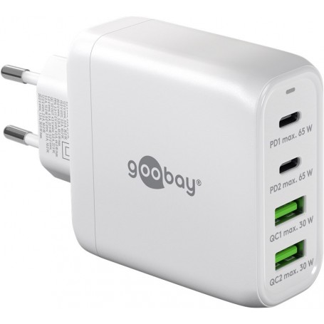 Chargeur Rapide Multiport USB-C™ PD (68 W), blanc
