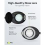 Lampe Loupe à LED avec Pince, 8 W, noir