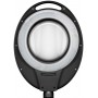 Lampe Loupe à LED avec Pince, 8 W, noir
