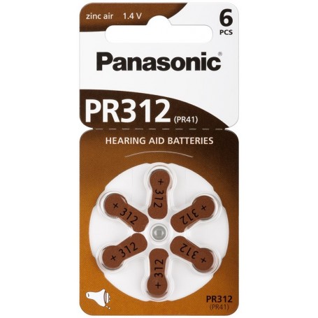 Lot de 10 : V312/PR41 (PR312) Pile, 6 pièces dans blister