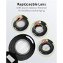 Lampe Loupe à LED avec Pince, 9 W, noir