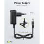 Lampe Loupe à LED sur Pied/avec Pince, 6 W, noir